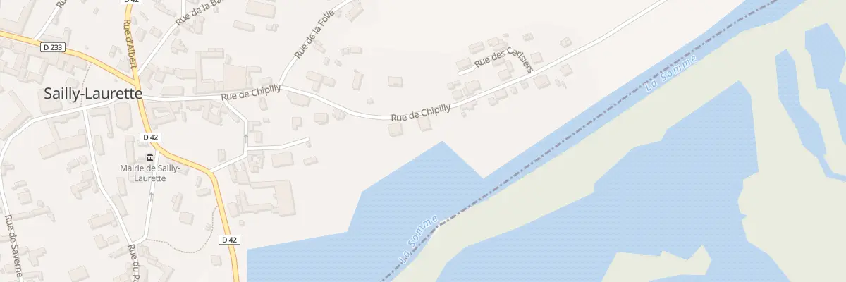 Plan du 25 Rue de Chipilly à Sailly-Laurette