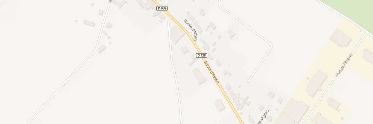 Plan du 110 Rte d’Albert à Bouzincourt