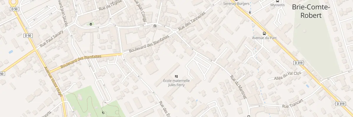 Plan du 10 Rue du Martinet à Brie-Comte-Robert