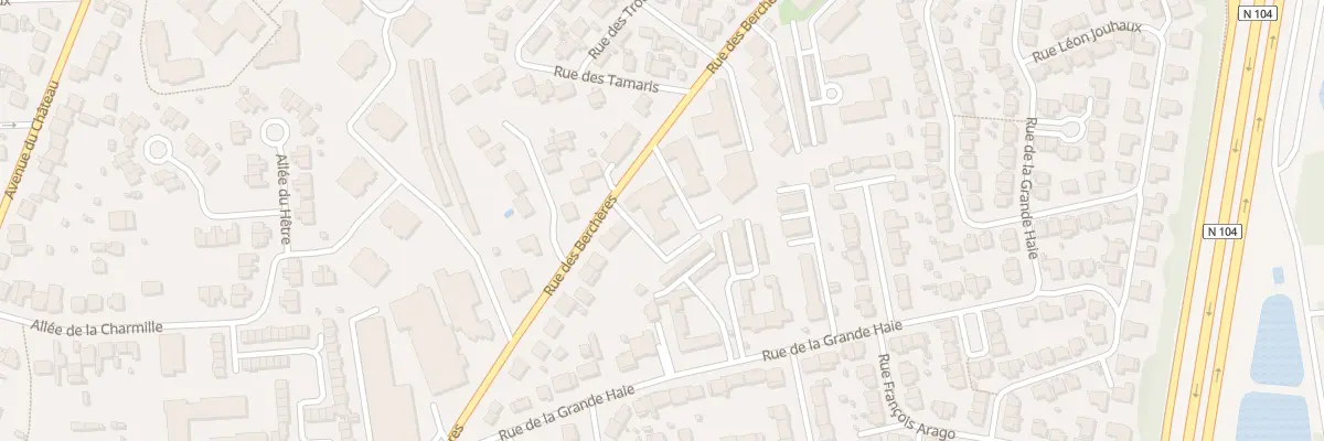 Plan du 70 Rue des Berchères à Pontault-Combault
