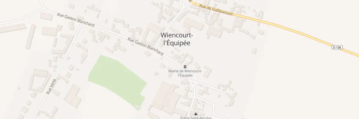 Plan du 6 Rue Gaston Blanchard à Wiencourt-l’Équipée