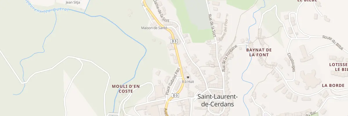 Plan du 6B Rue Jean Jaures à Saint-Laurent-de-Cerdans