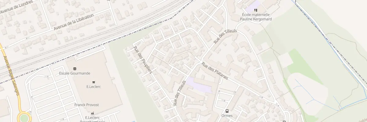 Plan du 136 Rue des Tilleuls à Villeparisis