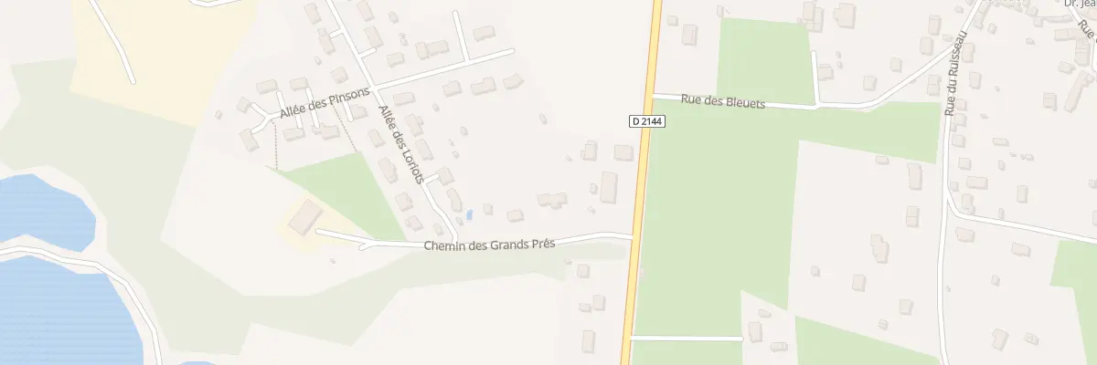 Plan du 2 Che des Grands Prés à Estivareilles