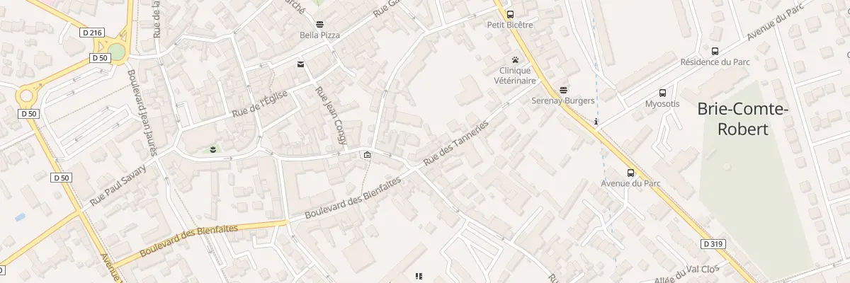 Plan du 20 Rue des Tanneries à Brie-Comte-Robert
