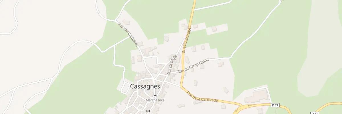 Plan du 20 Rue de l’Agly à Cassagnes