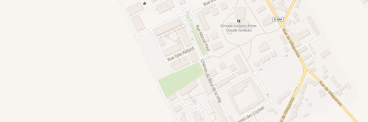 Plan du 4 Rue Oda Ballard à Mitry-Mory