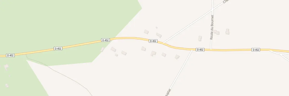 Plan du 1678 Rte de Villebret à Saint-Genest
