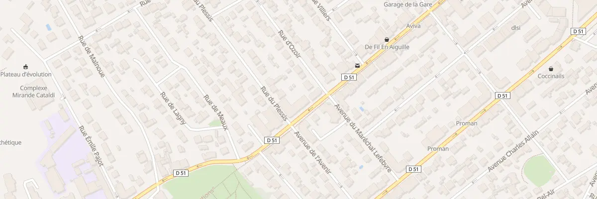 Plan du 2 Rue du Plessis à Pontault-Combault