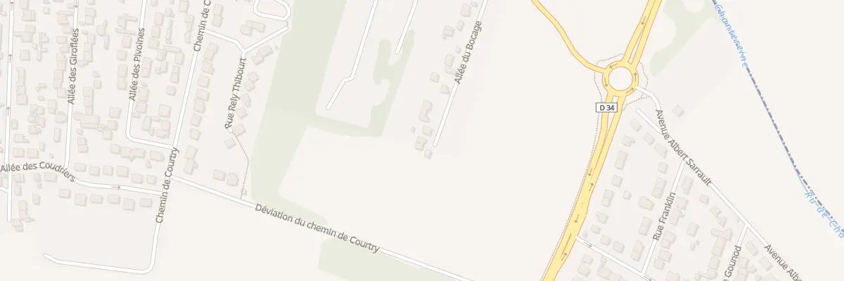 Plan du 30 All du Bocage à Chelles