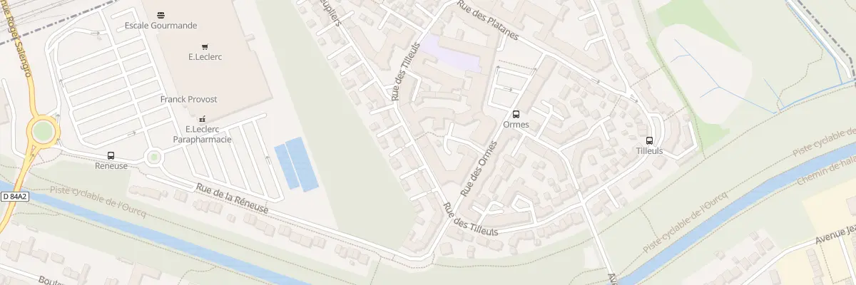 Plan du 175 Rue des Tilleuls à Villeparisis