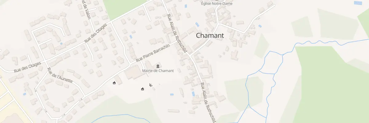 Plan du 21 Rue Alain de Rothschild à Chamant