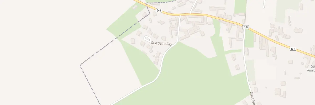 Plan du 6 Rue du Château d’Eau à Bienvillers-au-Bois