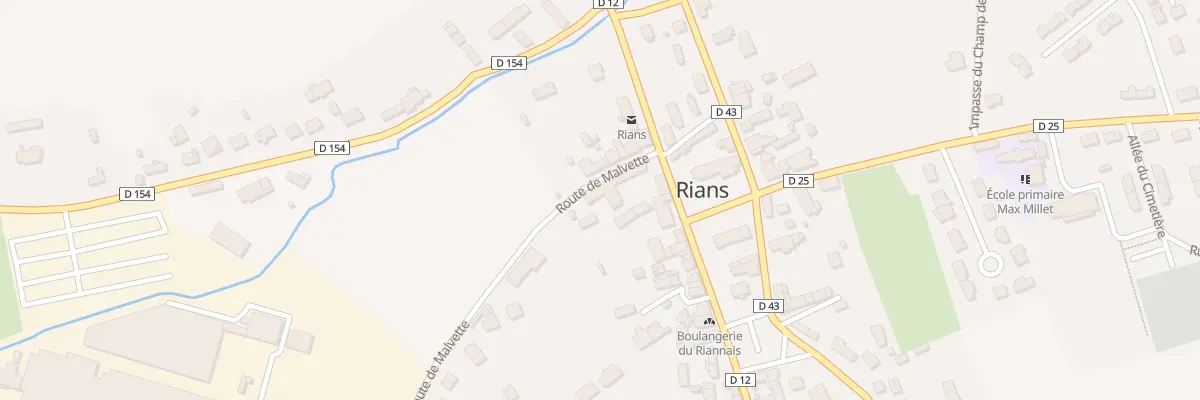 Plan du 35 Gr Grande Rue à Rians
