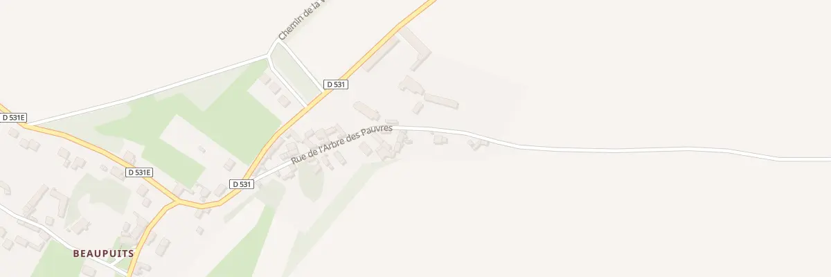 Plan du 15 Rue de l’Arbre aux Pauvres à Grandvillers-aux-Bois