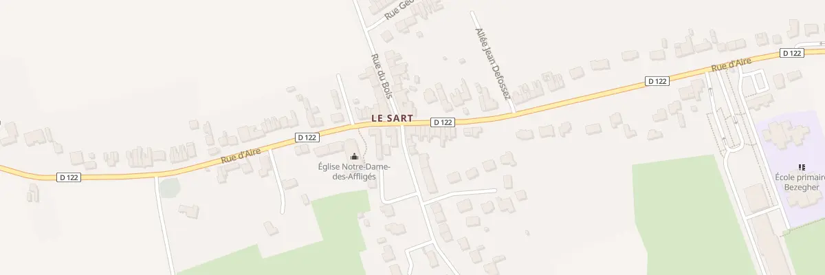 Plan du 189 Rue d’Aire à Merville