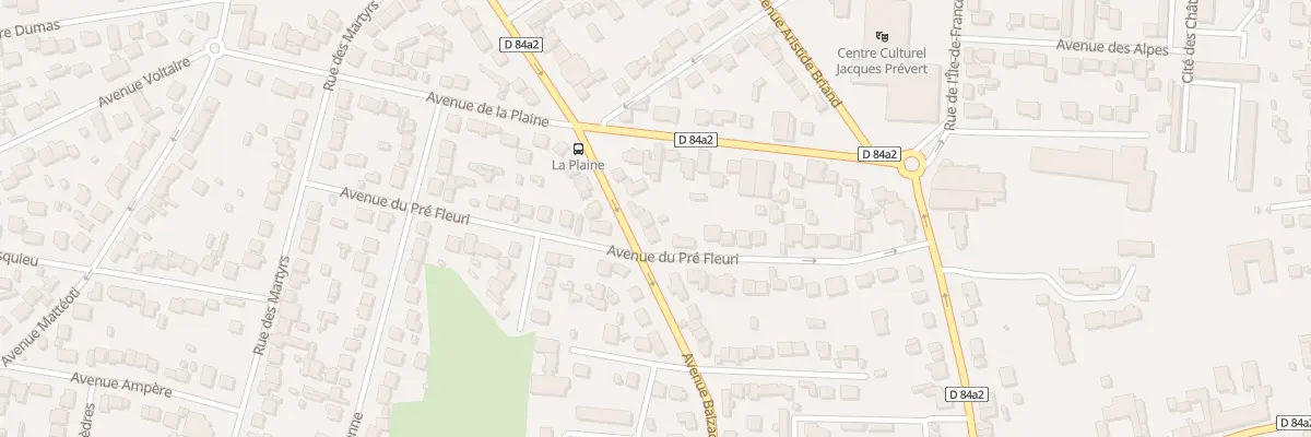 Plan du 30 Av Balzac à Villeparisis