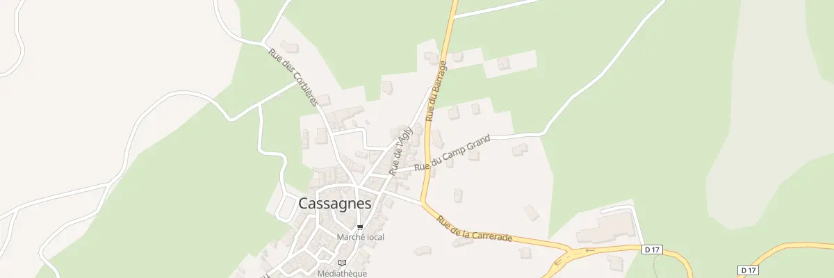 Plan du 21 Rue de l’Agly à Cassagnes