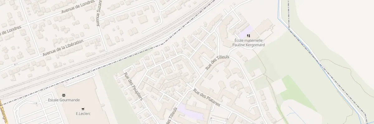 Plan du 52 Rue des Peupliers à Villeparisis