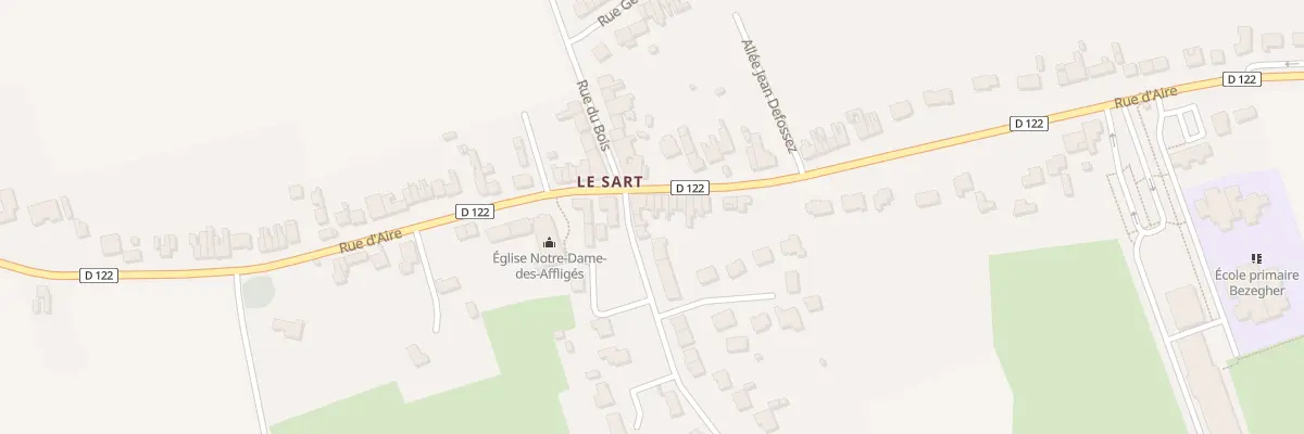Plan du 187 Rue d’Aire à Merville