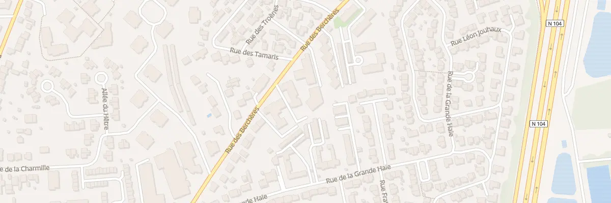 Plan du 80 Rue des Berchères à Pontault-Combault
