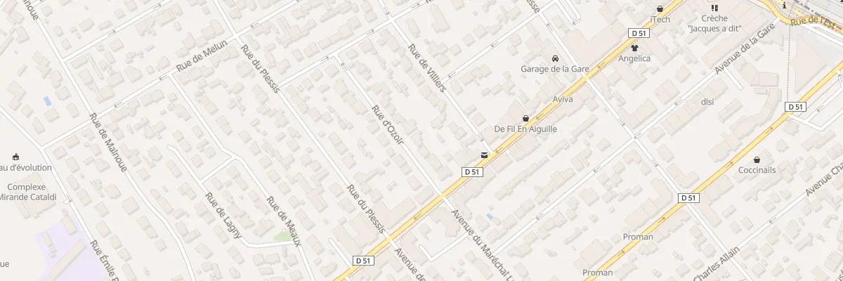 Plan du 8 Rue d’Ozoir à Pontault-Combault