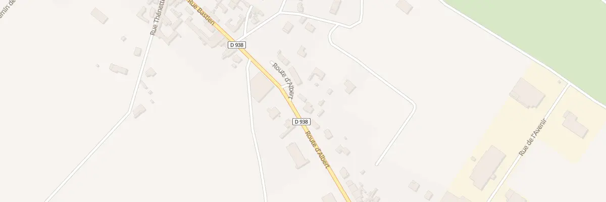 Plan du 81 Rte d’Albert à Bouzincourt