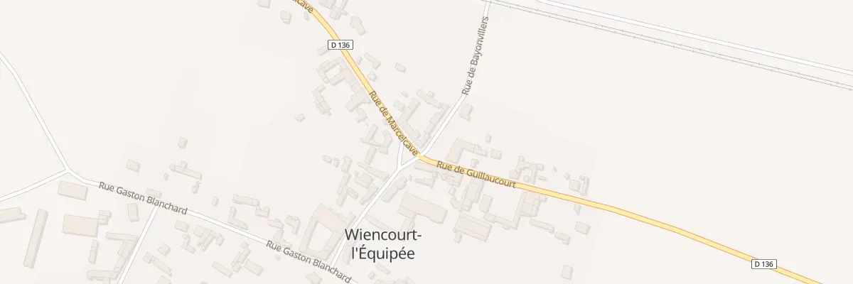 Plan du 2 Rue de Marcelcave à Wiencourt-l’Équipée