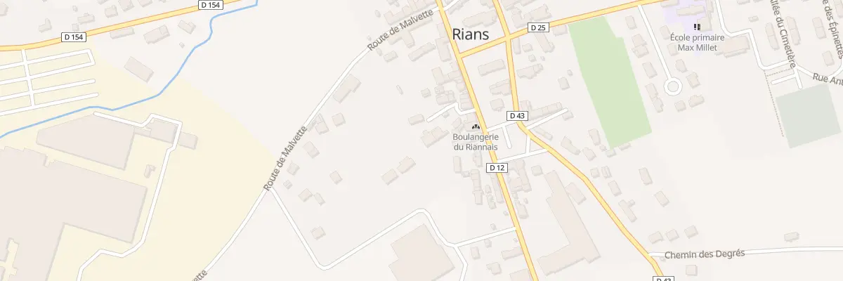 Plan du 19B Gr Grande Rue à Rians