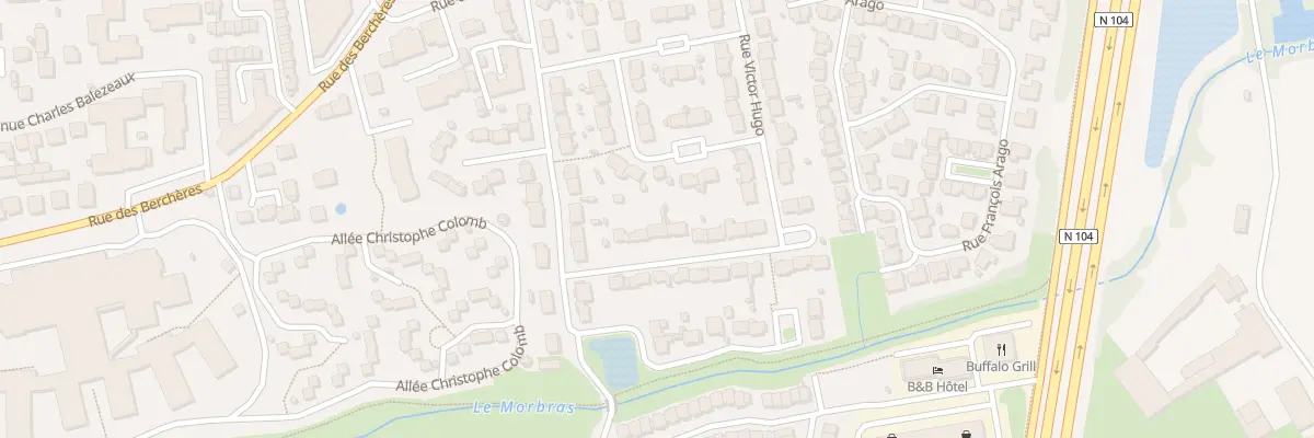 Plan du 34 Rue Victor Hugo à Pontault-Combault