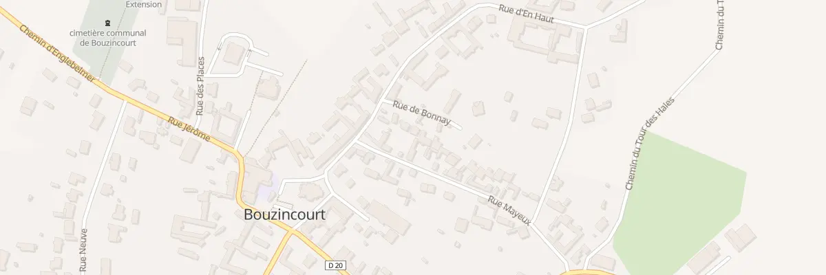 Plan du 53 Rue Mayeux à Bouzincourt