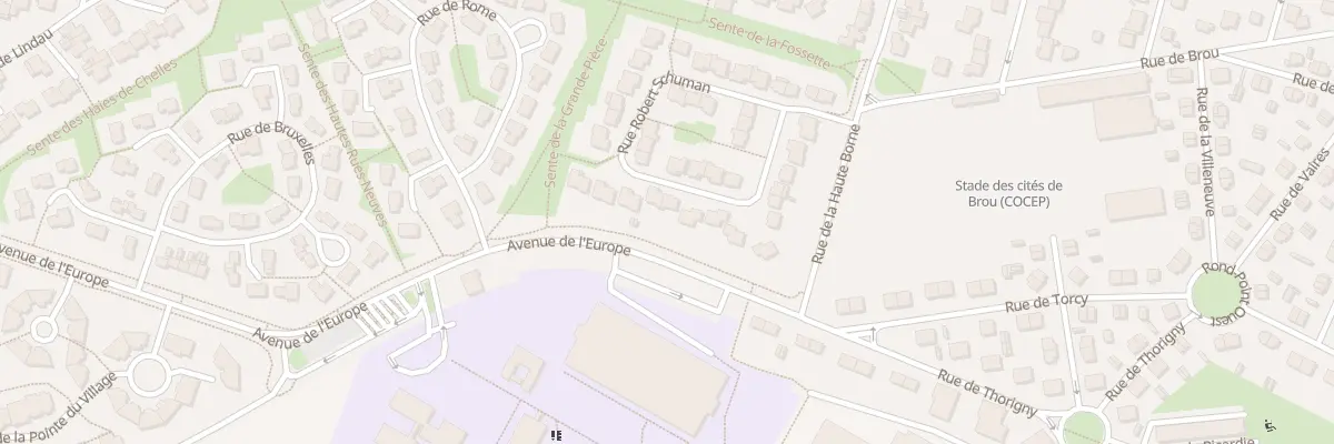 Plan du 40 Rue Robert Schuman à Chelles
