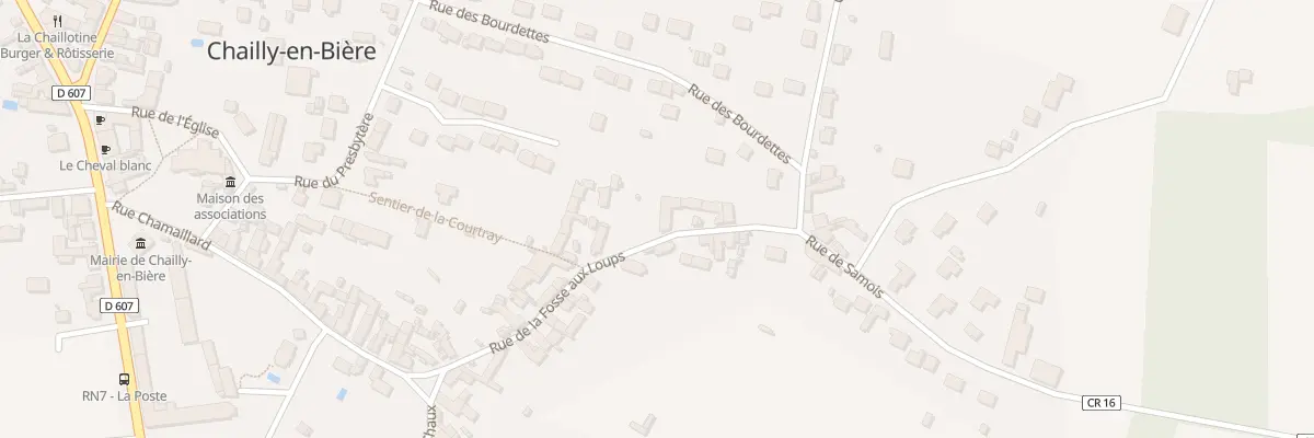 Plan du 19 Rue de la Fosse aux Loups à Chailly-en-Bière
