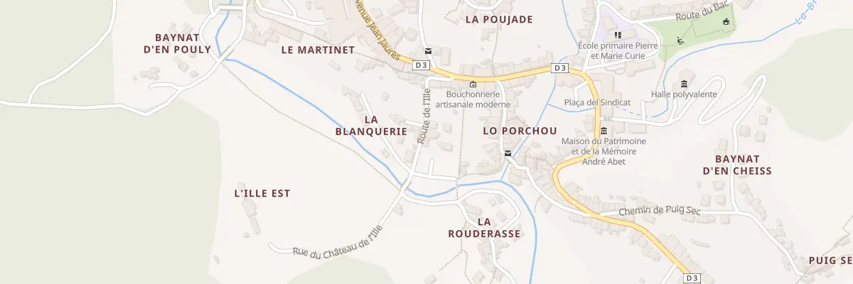 Plan du 9 Rte de l’Ille à Saint-Laurent-de-Cerdans