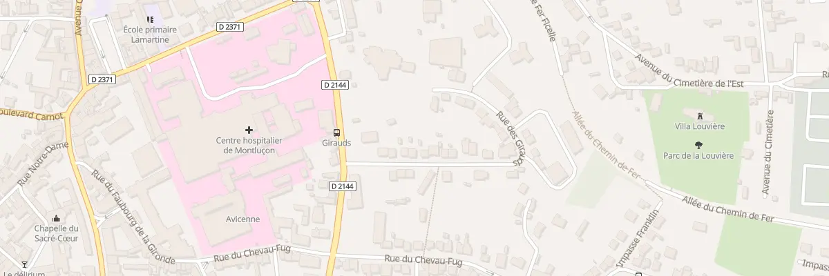 Plan du 11 Rue des Girauds à Montluçon