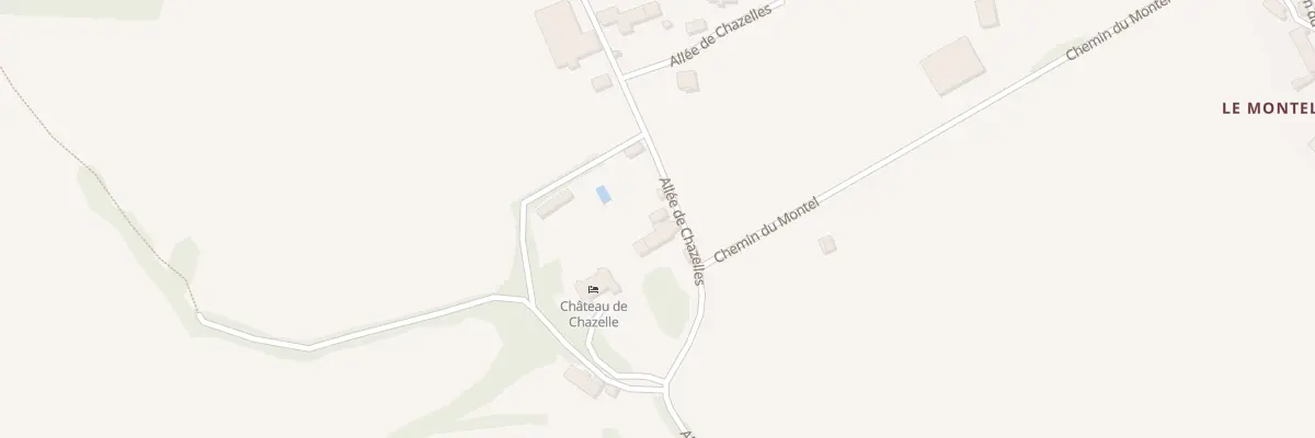 Plan du 5063 Chazelles à Avèze