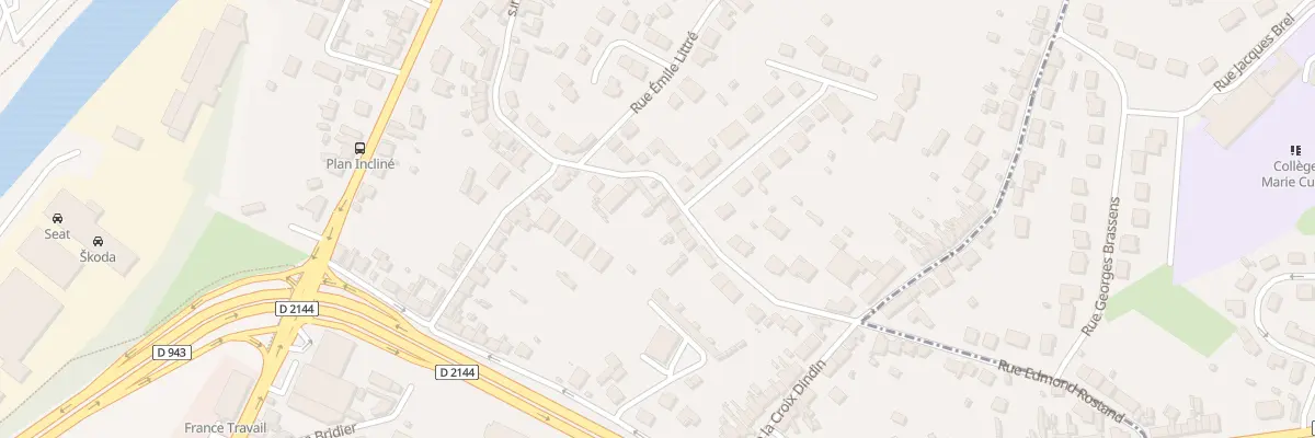 Plan du 43 Rue Edmond Rostand à Montluçon