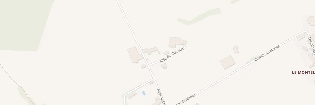 Plan du 5064 Chazelles à Avèze
