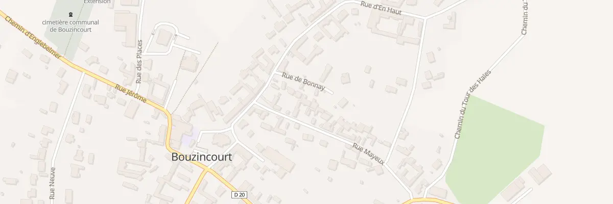 Plan du 67 Rue Mayeux à Bouzincourt