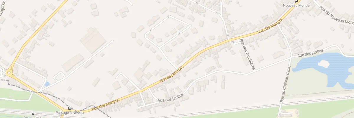 Plan du 164 Rue des Martyrs à Annezin