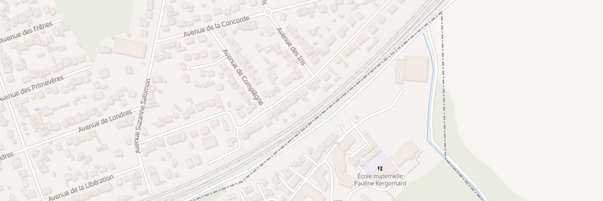 Plan du 22 Av du Chemin de Fer à Mitry-Mory