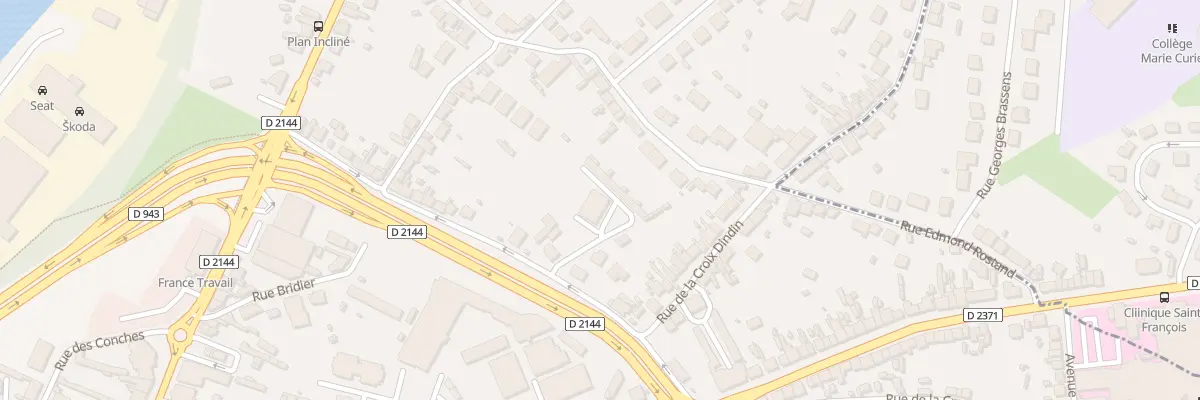 Plan du 45 Rue du Plan Incline à Montluçon