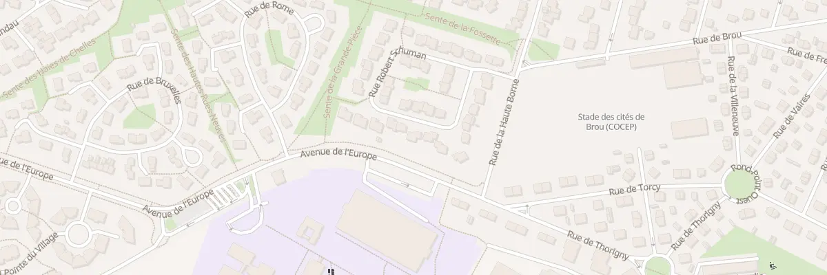 Plan du 42 Rue Robert Schuman à Chelles
