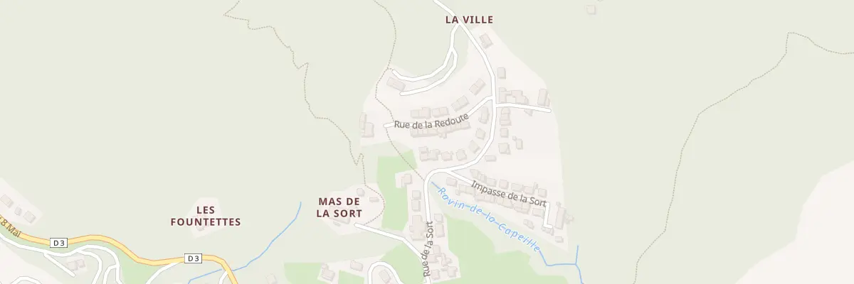 Plan du 13 Rue de la Redoute à Saint-Laurent-de-Cerdans