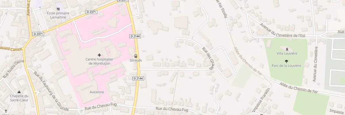 Plan du 13 Rue des Girauds à Montluçon