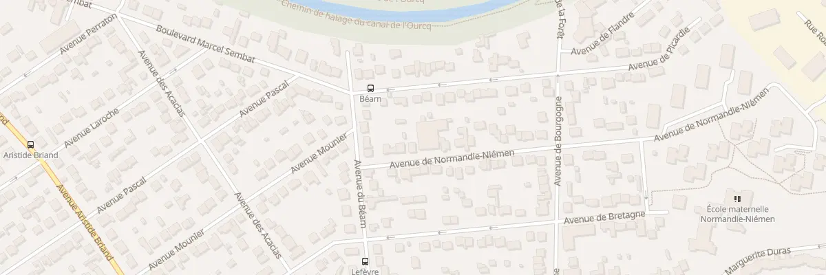 Plan du 5 Av de Normandie Niemen à Villeparisis