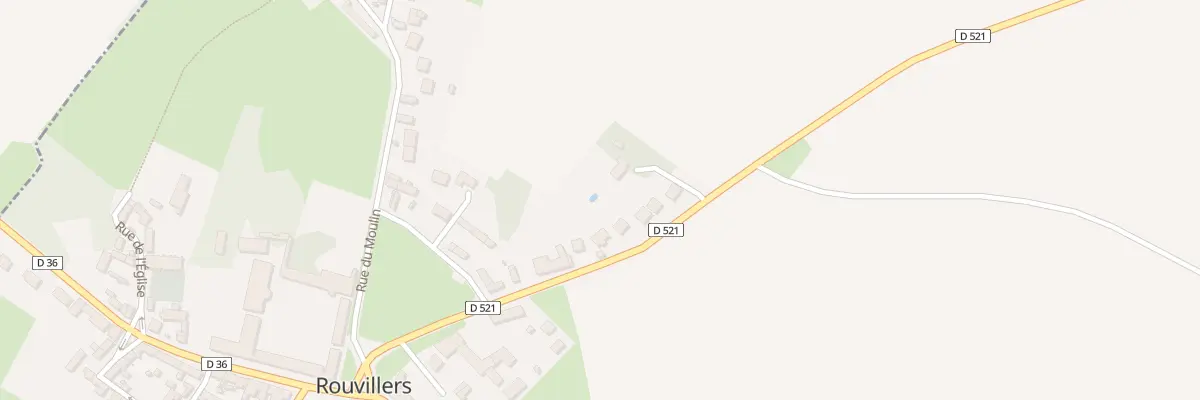 Plan du 5 Rue de la Chapelle à Rouvillers