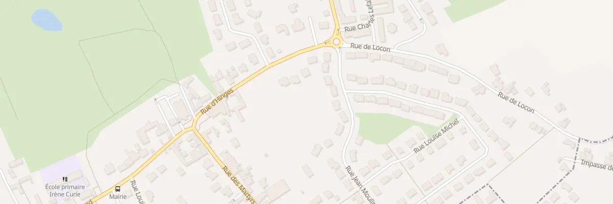 Plan du 3 Rue d’Hinges à Vendin-lès-Béthune
