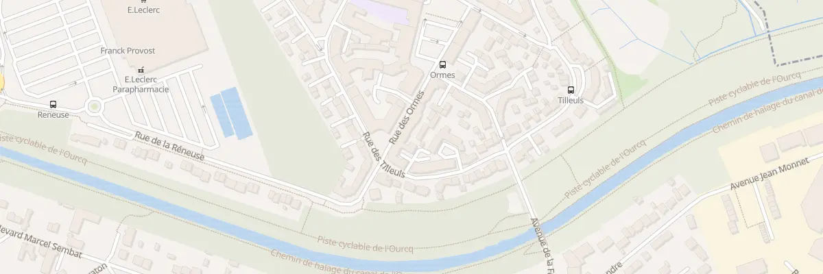 Plan du 23 Rue de la Réneuse à Villeparisis