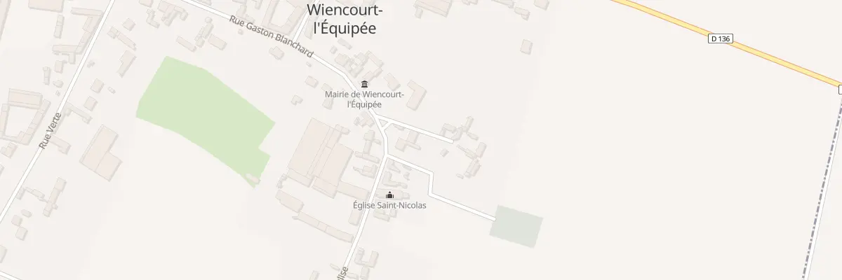 Plan du 1 Rue de l’Eglise à Wiencourt-l’Équipée